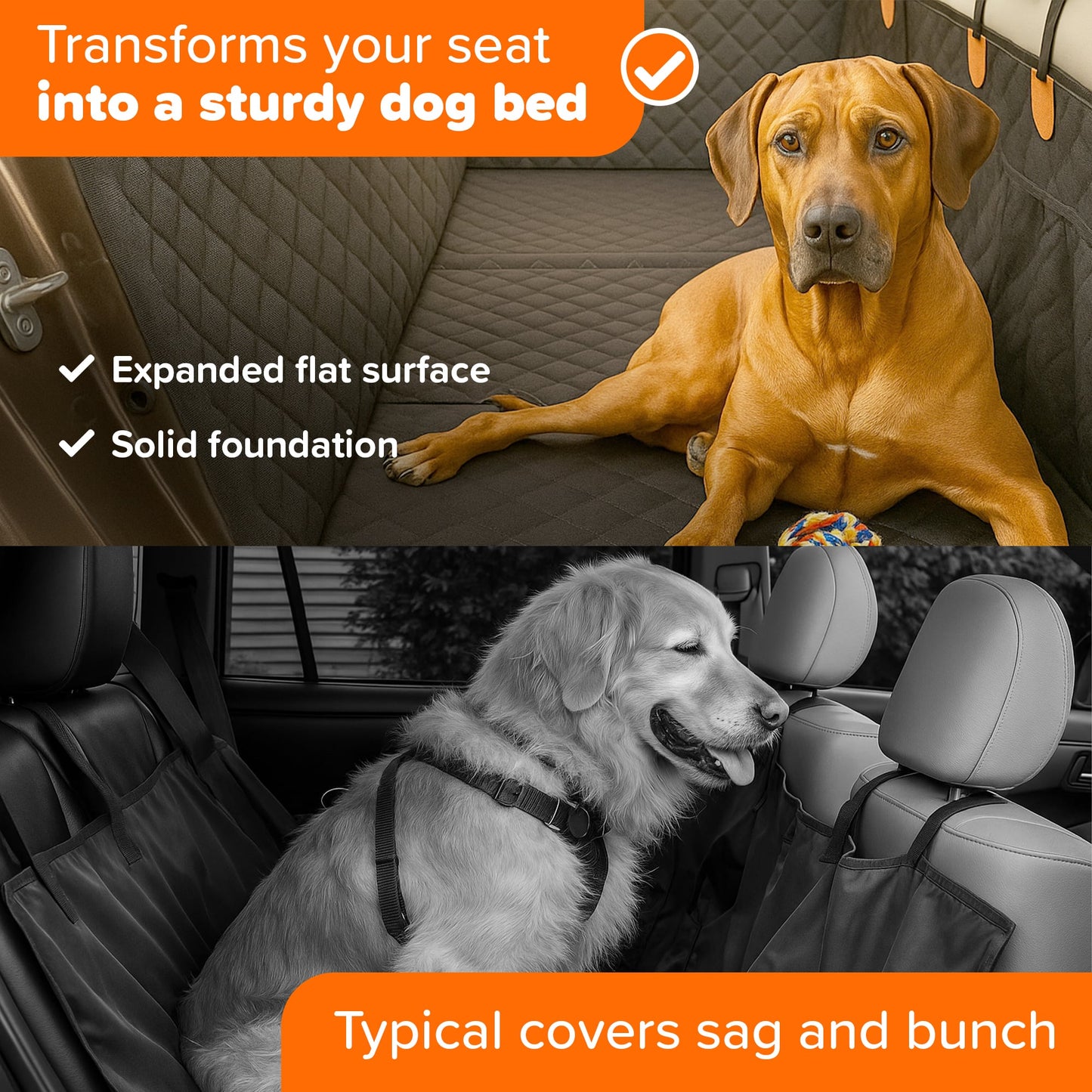 RuffRider™ Hard Bottom Dog Car Seat Protector
