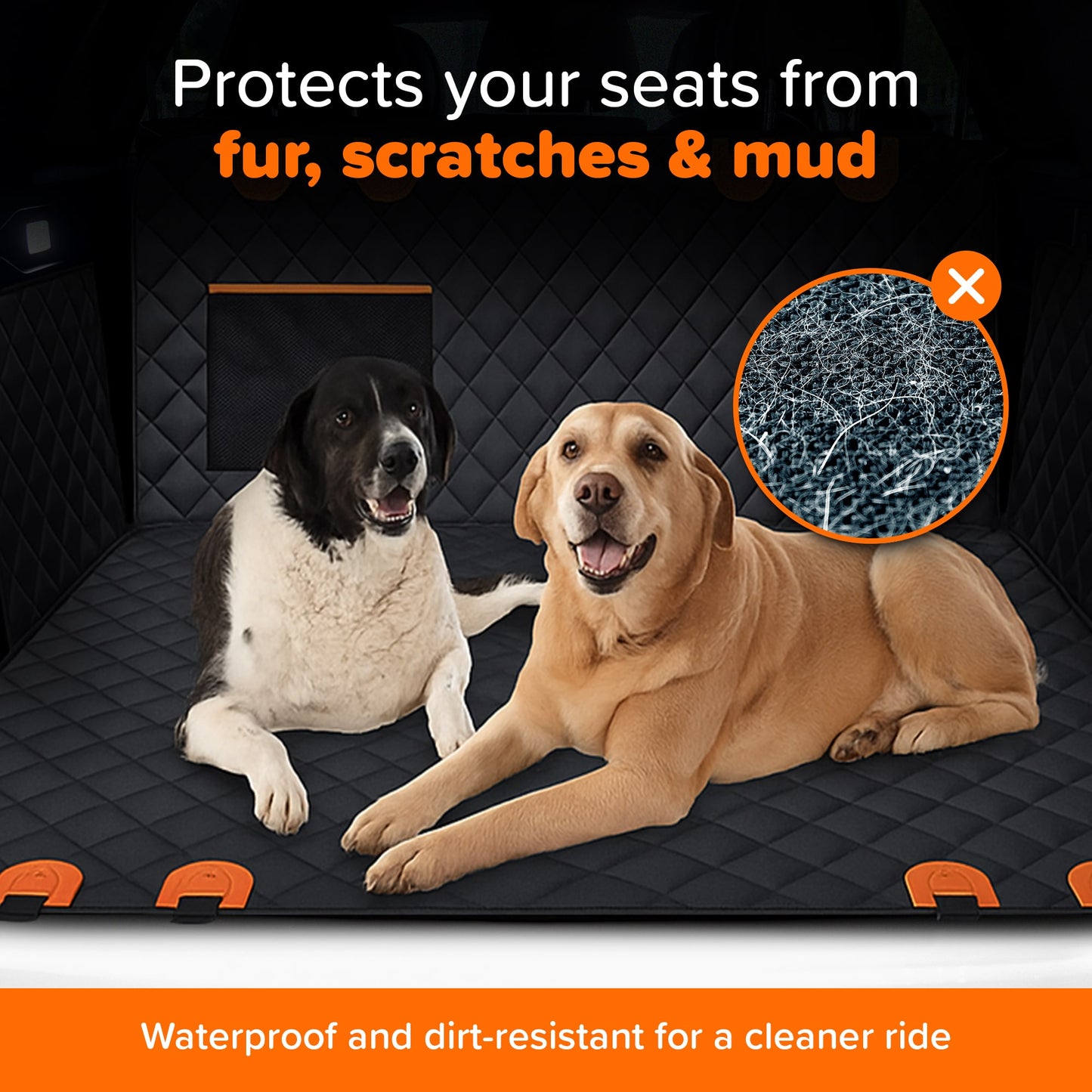 RuffRider™ Hard Bottom Dog Car Seat Protector