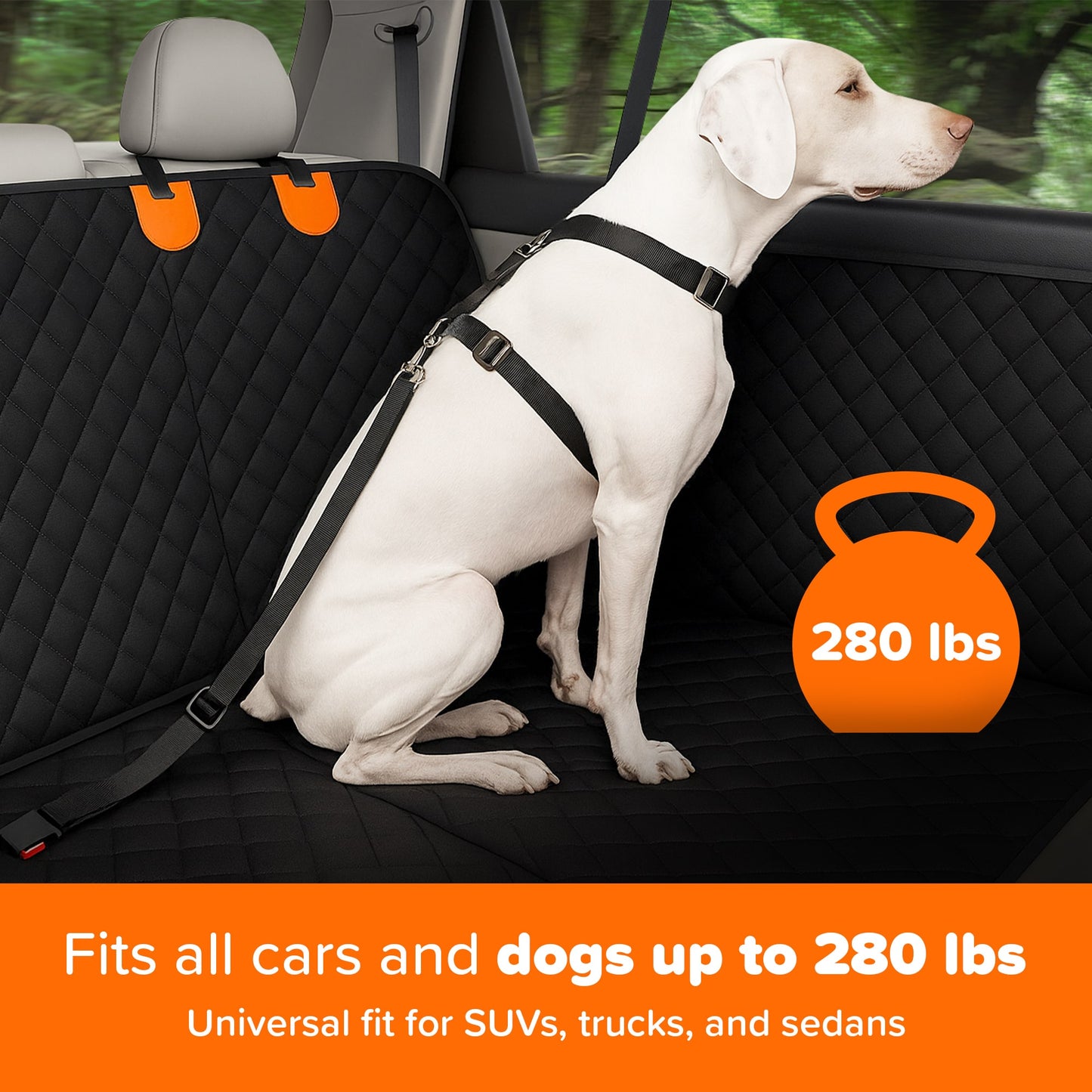 RuffRider™ Hard Bottom Dog Car Seat Protector