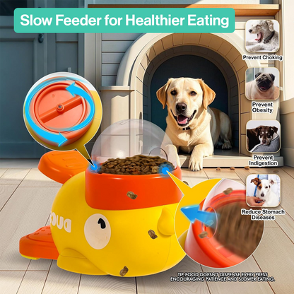 Quack & Snack – Interactive Dog Puzzle Feeder