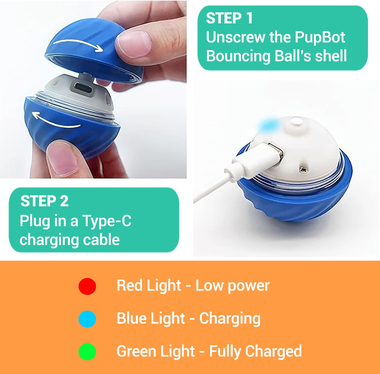 PupBot Smart Bouncing Ball