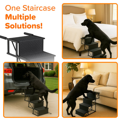 StepPaws™ Foldable Pet Staircase