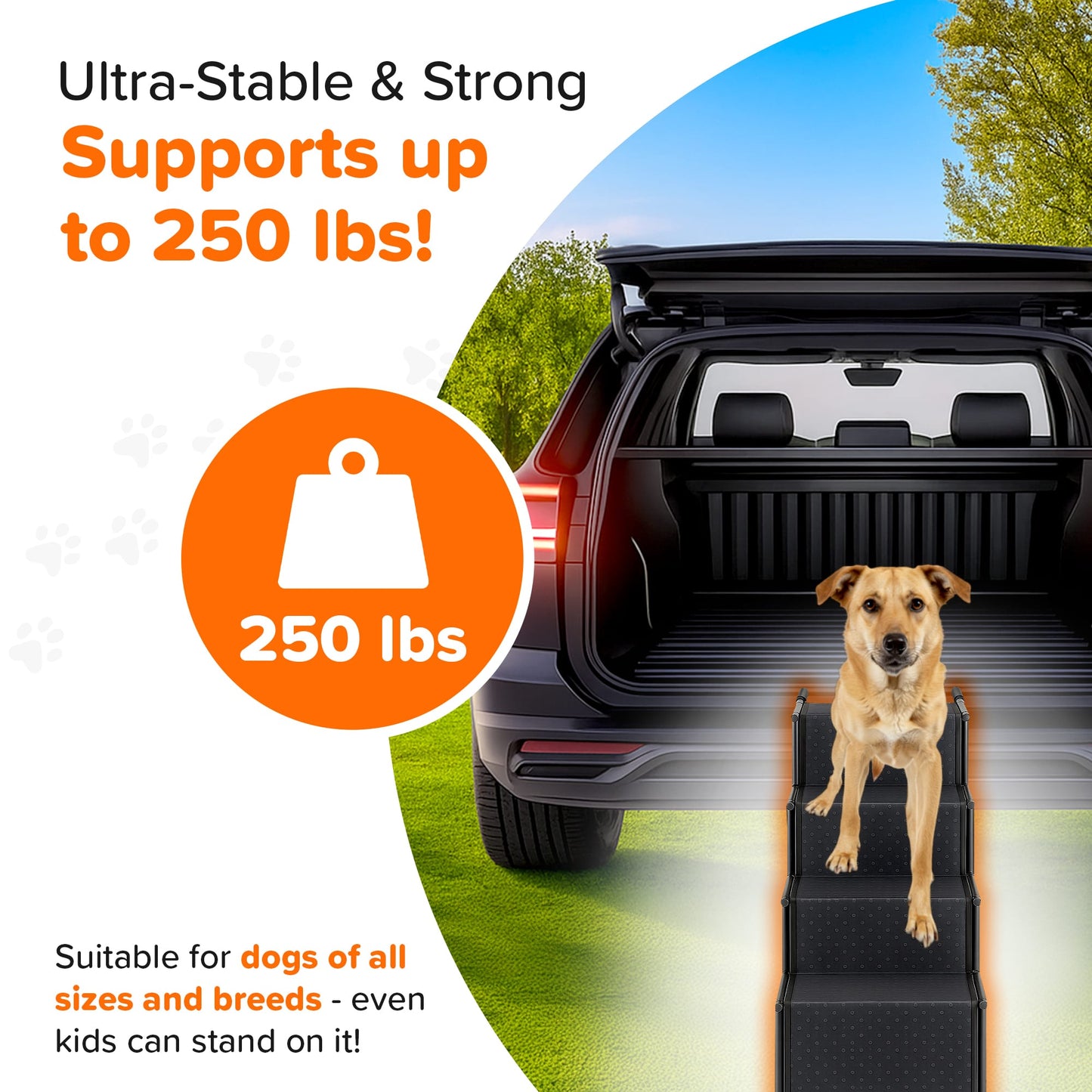 StepPaws™ Foldable Pet Staircase