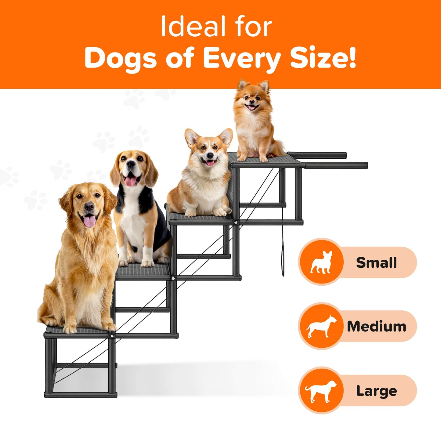 StepPaws™ Foldable Pet Staircase