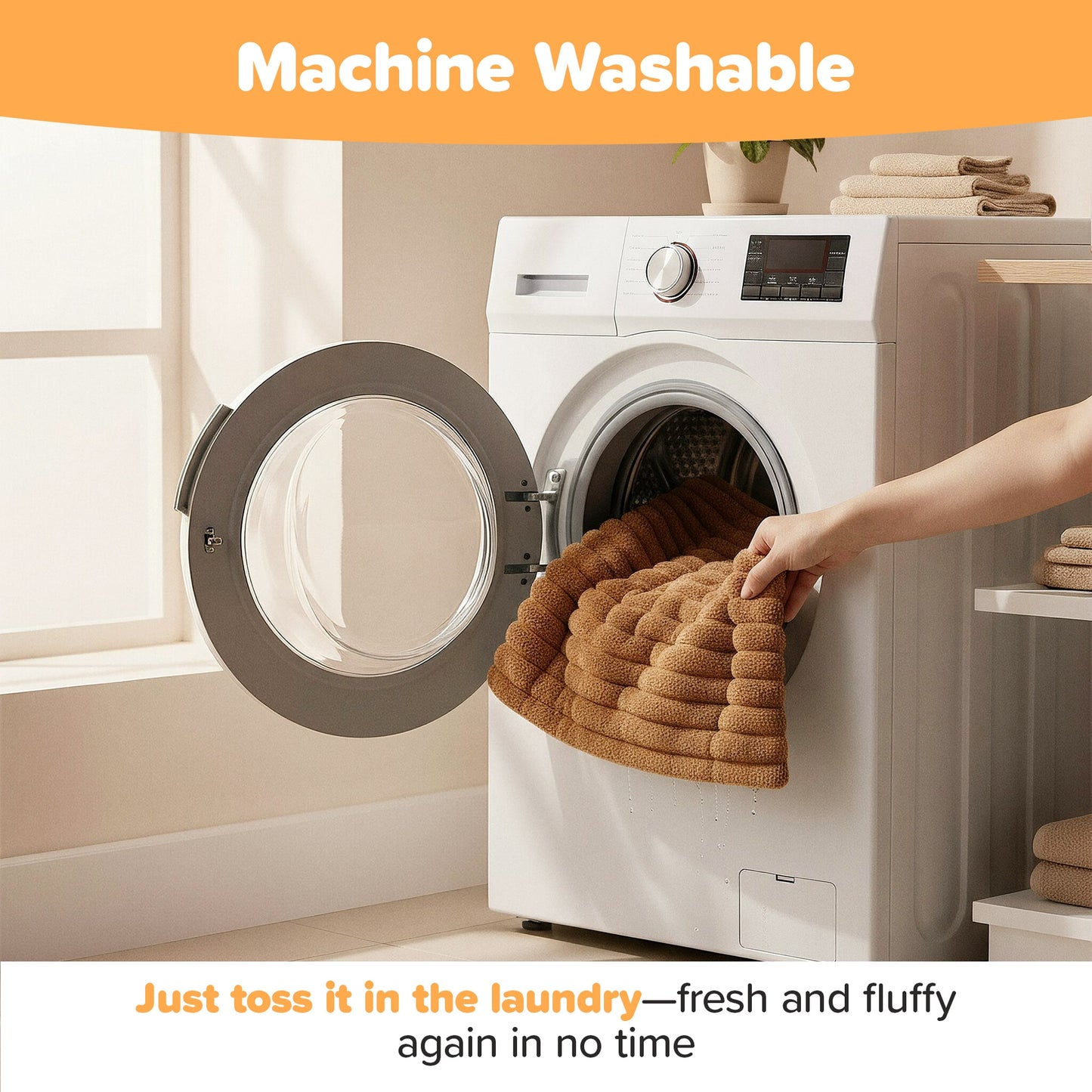 CozyFur Plush Self-Heating Pad