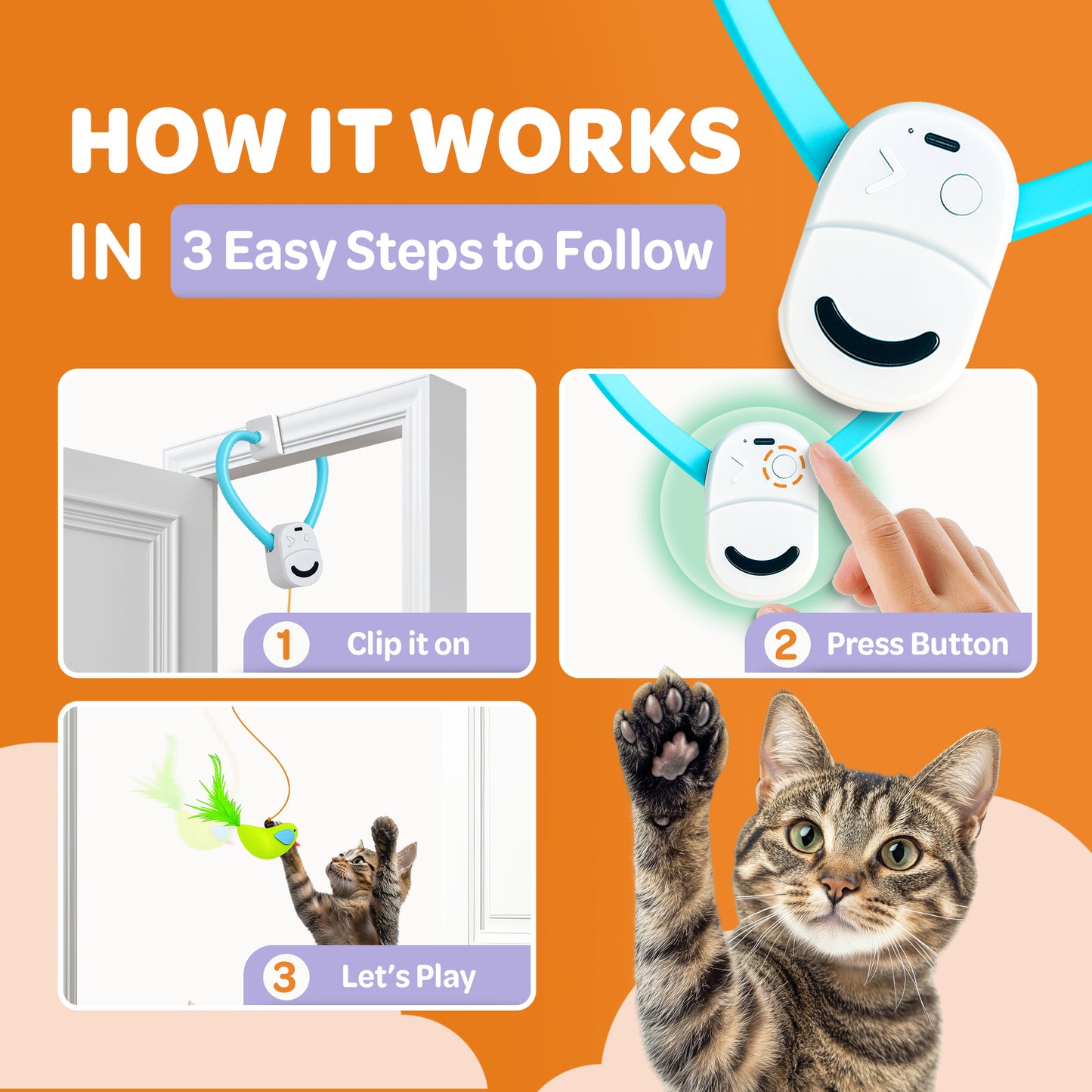 ZippyBird™ Automatic Cat Toy