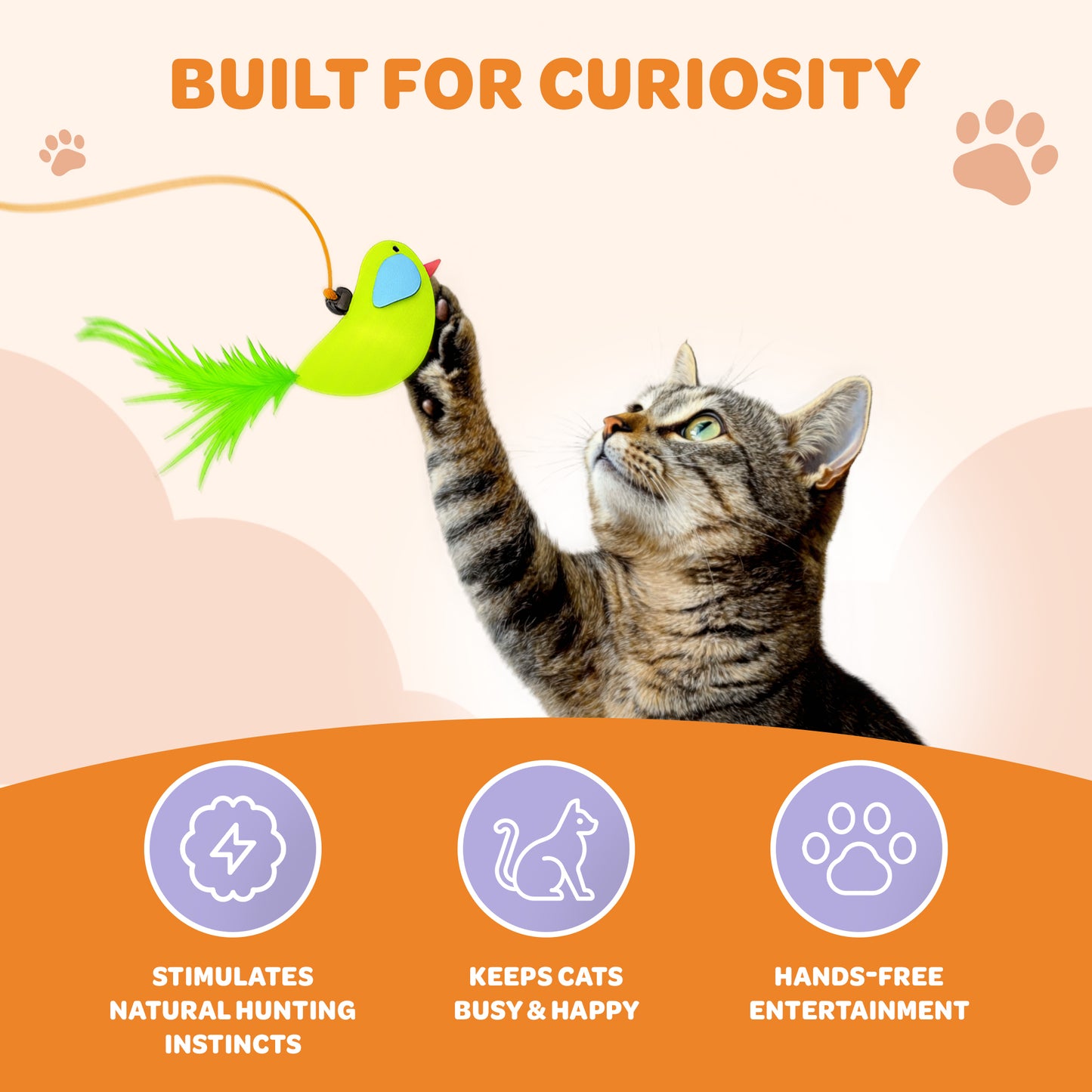 ZippyBird™ Automatic Cat Toy