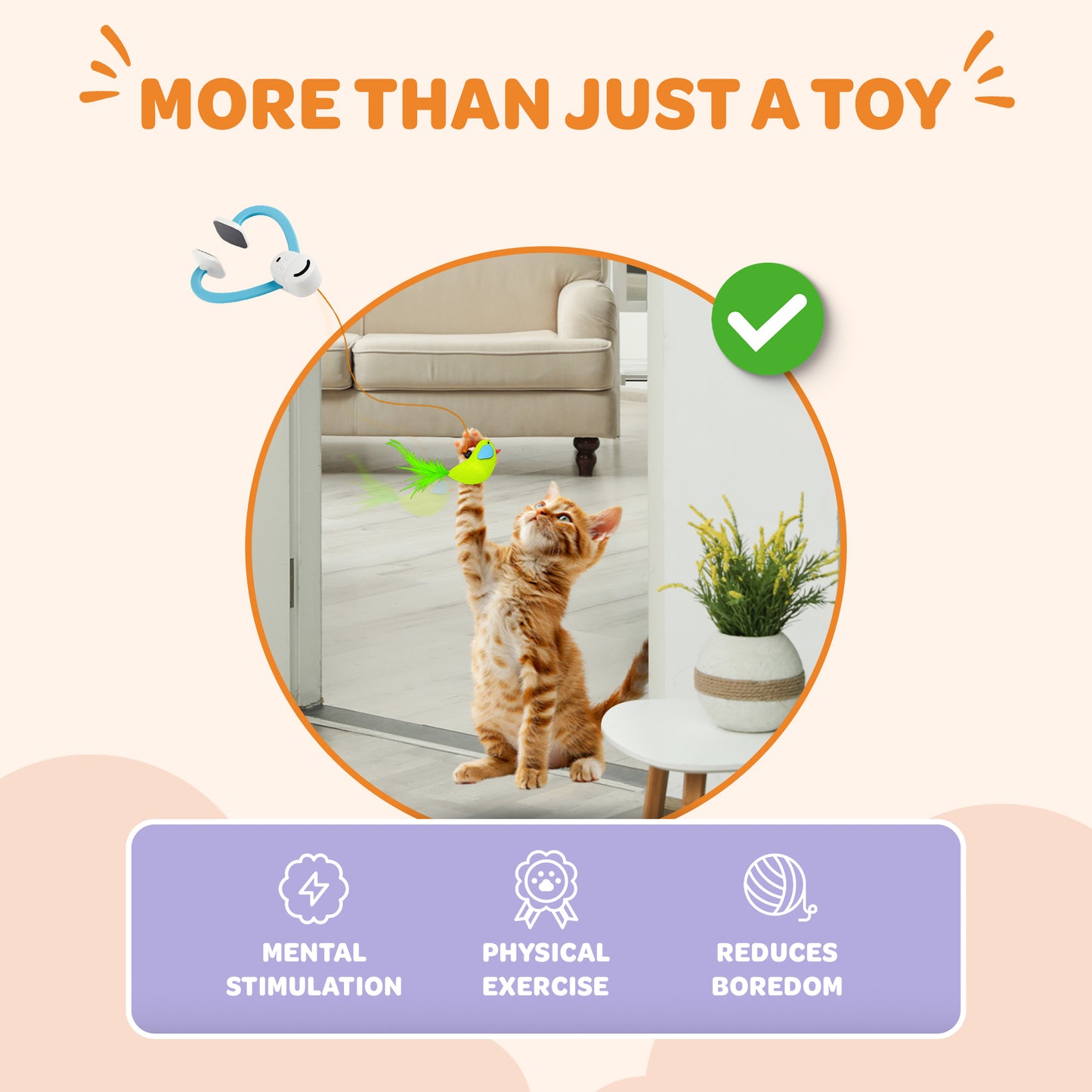 ZippyBird™ Automatic Cat Toy